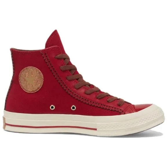 Converse 1970’s Anti-Slip Wear-Resistant High Top Sneakers Red / Brown Laces | M - Picture 12 of 12